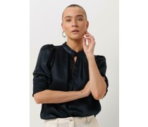 Est'seven Damen Blusen Elise Blouse Bambu - Dunkelblau