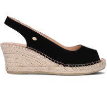 Fred De La Bretoniere Damen Espadrilles 153010240 - Schwarz