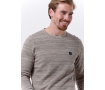 Pullover Crew Neck Popcorn Melange
