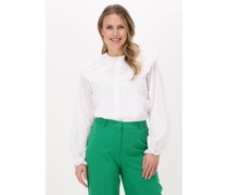 Envii Damen Blusen Encork Ls Shirt 6709 - Weiß