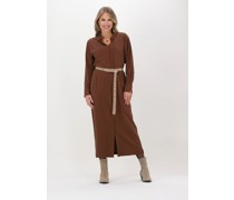 Another Label Damen Kleider Sjoroer Dress L/s - Braun