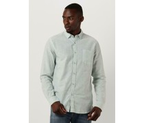 Dstrezzed Herren Hemden Shirt Linen Melange - Minze