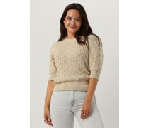 Minus Damen Tops & T-Shirts Lamina Half Sleeve Knit Pullover - Sand