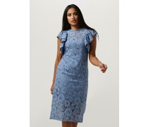 Y.a.s. Damen Kleider Yasmilda Lace Ss Midi Dress - Blau
