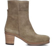 Shabbies Damen Stiefeletten Lieve G Ankle Boot - Beige