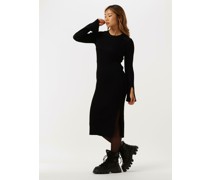 Notes Du Nord Damen Kleider Elena Knitted Dress - Schwarz