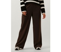 Selected Femme Damen Hosen Slftinni-relaxed Mw Wide Pant N Noos - Braun
