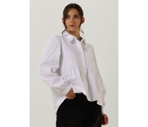 Levete Room Damen Blusen Lr-isla Solid 64 Shirt - Weiß