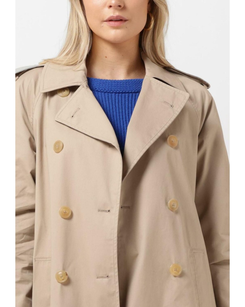Tommy Hilfiger Damen Cotton Blend Db Trench