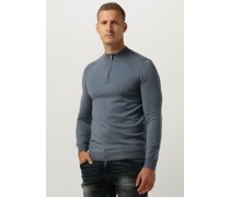 Purewhite Herren Pullover & Cardigans Essentail Halfzip - Blau