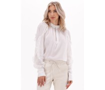 Est'seven Damen Blusen Est'sara Volt Blouse - Weiß