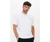 Edwin Herren Polos & T-Shirts Lucky Otoko Ts - Weiß
