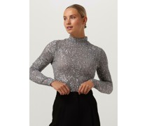 Bruuns Bazaar Damen Tops & T-Shirts Glitter Ezra Blouse - Silber