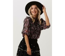 Notes Du Nord Damen Blusen Fabiola Lurex Top - Schwarz