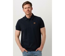 Pme Legend Herren Polos & T-Shirts Short Sleeve Polo Jacquard Jersey - Blau