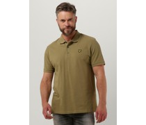 Lyle & Scott Herren Polos & T-Shirts Crest Tipped Polo Shirt - Olive