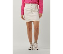 Scotch & Soda Damen Röcke The Break Mini Skirt - Garment Dye Colours - Nicht-gerade Weiss