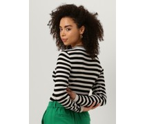 Object Damen Tops & T-Shirts Objnicia L/s O-neck Knit Pullover - Schwarz