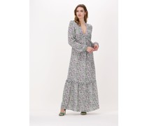 Na-kd Damen Kleider Balloon Sleeve Maxi Frill Dress - Rosa