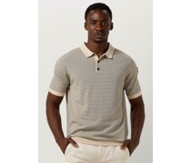 Vanguard Herren Polos & T-Shirts Short Sleeve Polo Cotton Modal - Beige
