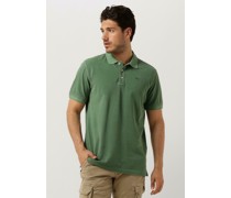 Pme Legend Herren Polos & T-Shirts Short Sleeve Polo Pique Garment Dye - Grün