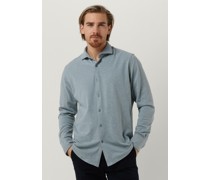 Dstrezzed Herren Hemden Shirt Melange Pique - Blau