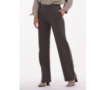 Knit-ted Damen Hosen Floor Pant - Taupe