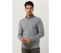 Profuomo Herren Pullover Pullover V-neck - Hellgrau