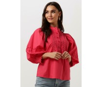 Antik Batik Damen Blusen Roda Blouse - Fuchsie