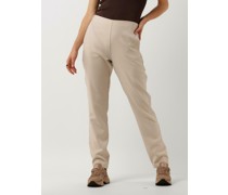 Penn & Ink Damen Hosen Trousers Leatherlook - Beige