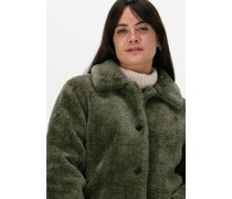 Fake-fur-jack Moussy Coat