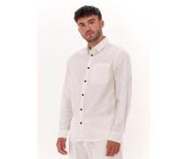 Anerkjendt Herren Hemden Aklouis Linen Shirt - Nicht-gerade Weiss