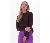 Y.a.s. Damen Pullover & Cardigans Yasalva Ls O-neck Knit Pullover - Braun