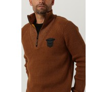 Pullover Half Zip Collar Cotton