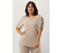 Jansen Amsterdam Damen Tops & T-Shirts Tabriz - Sand