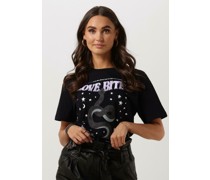 Goosecraft Damen Tops & T-Shirts Gc Love Bites Tee - Schwarz