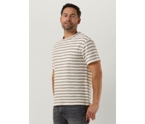 Anerkjendt Herren Polos & T-Shirts Akkikki S/s Structure Stripe - Olive