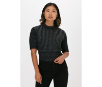 Neo Noir Damen Tops & T-Shirts Malloy Space Dye Blouse - Dunkelgrau