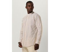 Selected Homme Herren Hemden Slhslimnew-linen Shirt Ls Band W - Camel