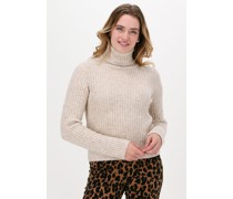 Vanilia Damen Pullover Heavy Rib Col - Braun