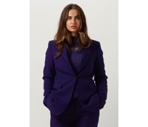 Jansen Amsterdam Damen Blazers Wq238 Woven Blazer With Long Sleeve - Lila