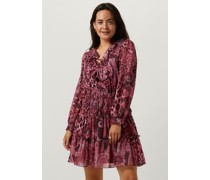 Guess Damen Kleider Ls Lace Up Flared Lucy Dress - Rosa