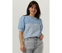 Minus Damen Pullover & Cardigans Embia Knit T-shirt 2 - Hellblau