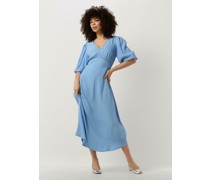 Pom Amsterdam Damen Kleider Mediterranean Blue Dress - Dunkelblau