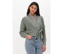 Simple Damen Pullover & Cardigans Knitted Cardigan Rosey Es - Grün