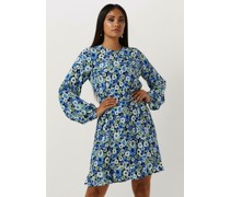 Envii Damen Kleider Ensherry Ls Dress Aop 7014 - Blau