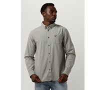 Lyle & Scott Herren Hemden Cotton Linen Button Down Shirt - Blau