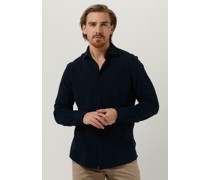 Dstrezzed Herren Hemden Shirt Melange Pique - Dunkelblau