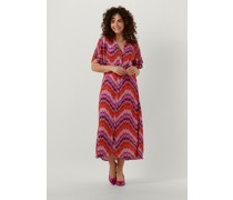 Freebird Damen Kleider Wv-aop-crinkle-vis-23-1 - Rosa