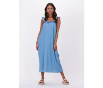 Object Damen Kleider Lucille S/l Dress - Blau
